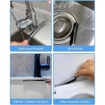 Versatile Ultra-Stiff Bristles Gap Cleaning Brush Heavy Duty Crevice Tool Ergonomic Handle Slim Grout Deep Tile Lines Shower Corner Sink