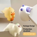 Collapsible Cute Cartoon Silicone Corner Protectors Baby Proofing Soft Edge Guards Wrap Around Anti Collision Bumpers Table Desk Cabinet