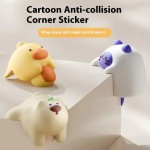 Collapsible Cute Cartoon Silicone Corner Protectors Baby Proofing Soft Edge Guards Wrap Around Anti Collision Bumpers Table Desk Cabinet