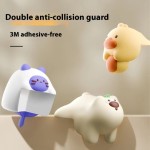 Collapsible Cute Cartoon Silicone Corner Protectors Baby Proofing Soft Edge Guards Wrap Around Anti Collision Bumpers Table Desk Cabinet