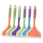 Rust-resistant Food Grade Silicone Spatula Set Heat Resistant Non-Stick Baking Cooking Tools Colorful Kitchen Utensils