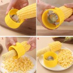 Anti-slip Corn Stripper Peeler Cob Cutter Thresher Fruit Vegetable Tools Cooking Kitchen Accessories Remover