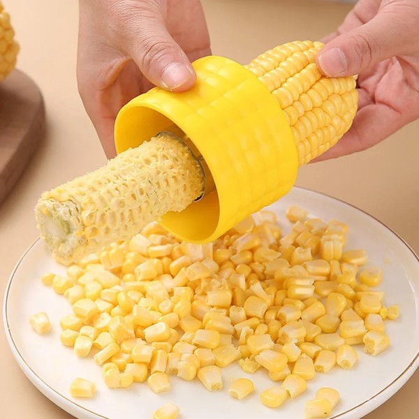 Anti-slip Corn Stripper Peeler Cob Cutter Thresher Fruit Vegetable Tools Cooking Kitchen Accessories Remover