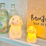 Non-toxic Mini Kawaii Popular Animal Shape Baby Night Lamp Pat Touch Battery Powered Eye Protection Bedroom Bedside Light Xmas Gifts
