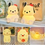 Non-toxic Mini Kawaii Popular Animal Shape Baby Night Lamp Pat Touch Battery Powered Eye Protection Bedroom Bedside Light Xmas Gifts