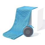 Adjustable Microfiber Towel Quick Dry Super Absorbent Ultra Soft Lightweight Sports Gym Yoga Swimming Camping Beach Travel