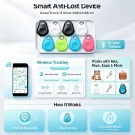 Weather Resistant DIXSG Key Finder Locator Anti Lost GPS Tracker Wireless Alarm Sensor Device Mini Pet Locating