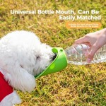Breathable Portable Pet Outdoor Drinking Water Cup Dog Silicone Foldable Leaf Universal Bottle Mouth Travel Cat Dispenser