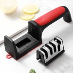 Food Grade Segment Knife Sharpener Kitchen Multifunctional Handheld Fast Sharpening Stone Three-stage Cutting Supplies
