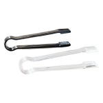 Premium Quality Clear Plastic Barbecue BBQ Clip Bread Food Ice Clamp Tongs Tool Bar Kitchen Accessories