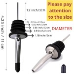 Premium Quality Stainless Steel Wine Bottle Stopper Olive Oil Pourer Dispenser Spout Liquor Bar Accessories