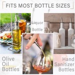 Premium Quality Stainless Steel Wine Bottle Stopper Olive Oil Pourer Dispenser Spout Liquor Bar Accessories