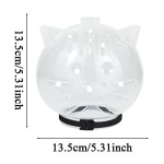 Multi-functional Breathable Sturdy Muzzle Mask Cat Head Cover Space Hood Ball shaped Kitten Protective Helmet Anti-bite Pet Grooming Supplies