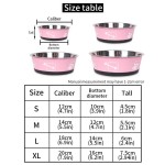 Anti-slip Durable Pet Food Bowl Stainless Steel Double-layer Thickened Anti-slip Water Feeder Basin Universal Cats Dogs