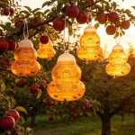 Precision Gourd-Shape Bee Trap Garden Hanging Hornet Yellow Jacket Catcher Wasp Killer Insect Traps Pest Control Container