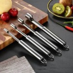 Sturdy Apple Core Remover Stainless Steel Pear Fruit Vegetable Tool Seed Cutter Seeder Slicer Knife Home Kitchen Accessory