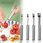Sturdy Apple Core Remover Stainless Steel Pear Fruit Vegetable Tool Seed Cutter Seeder Slicer Knife Home Kitchen Accessory
