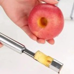 Sturdy Apple Core Remover Stainless Steel Pear Fruit Vegetable Tool Seed Cutter Seeder Slicer Knife Home Kitchen Accessory