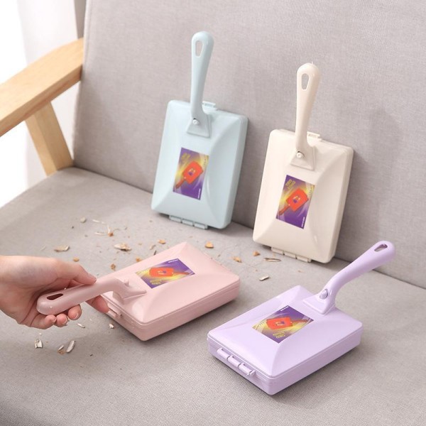 Easy To Install Handheld Pet Hair Removal Brush Portable Lint Dust Collector Carpet Sofa Couch Household Cleaning Tool