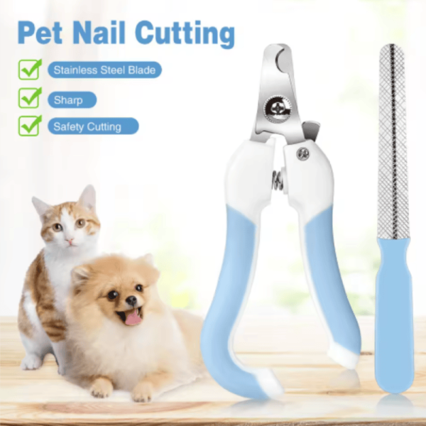 Portable Professional Pet Nail Clipper Dogs Cats Stainless Steel Labor-Saving Cat Trimmer Convenient Dog Grooming Tool