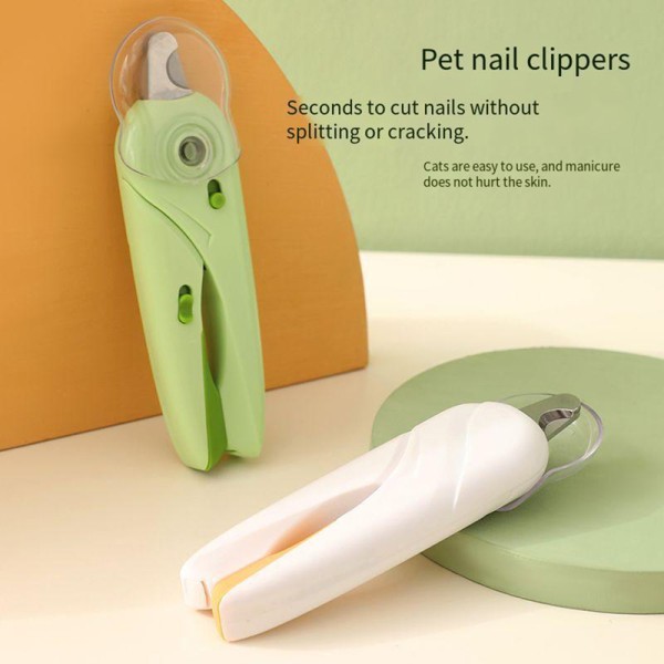 Paraben Free LED Lights Pet Nail Clippers Protective Covers Splash Proof Lighting Safer