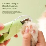 Paraben Free LED Lights Pet Nail Clippers Protective Covers Splash Proof Lighting Safer