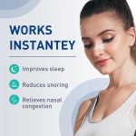Smooth Extra Strength Sport Nasal Strips Breathable Anti-Snoring Non-Invasive Sleep Aid Adults Children