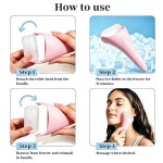 Travel Size Ice Roller Face Gua Sha Facial Tool Set Tools Puffiness Redness Reducing Skin Care Routine Self