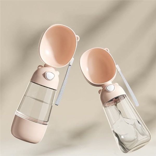 Durable AAAF Portable Pet Water Dispenser Travel Dog Bowl Cat Walking Hiking Gift Drink Feed