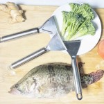Lightweight Stainless Steel Fish Scale Scraper Household Quick Removal Tool Manual Remover Kitchen Non-Slip Brush