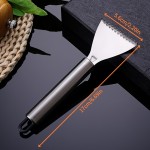 Lightweight Stainless Steel Fish Scale Scraper Household Quick Removal Tool Manual Remover Kitchen Non-Slip Brush