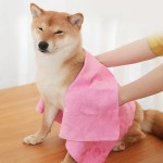 Durable Pet Cleaning Product Dog Cat Bath Hair Car Wash Large Imitation Deerskin Towel Water-absorbing Quick-drying