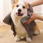 Durable Pet Cleaning Product Dog Cat Bath Hair Car Wash Large Imitation Deerskin Towel Water-absorbing Quick-drying