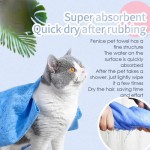 Durable Pet Cleaning Product Dog Cat Bath Hair Car Wash Large Imitation Deerskin Towel Water-absorbing Quick-drying