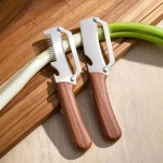 Non-stick Steel Peeler Handle Peeling Slicing Fruits Vegetables Durable Smooth Operation Knife