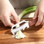 Non-stick Steel Peeler Handle Peeling Slicing Fruits Vegetables Durable Smooth Operation Knife