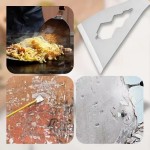 Food Grade Ash Scraper Decoration Shovel Multifunctional Extra-thick Hanging Knife Cleaning Stainless Steel Cement Tool Parts