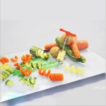 Ergonomic Handle Potato Spiral Cutter Manual Roller French Fry Making Twist Shredder Grater Kitchen Gadget Cooking Tools Vegetable Slicer