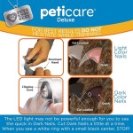Weather Resistant Professional LED Pet Nail Clipper 5X Magnification Illuminated Safe Precise Trimming Grooming Tool Stainless Steel Cutter Small Large Dogs Cats All Breeds Reptiles Pets