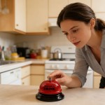 Easy To Clean Novel Beverage Call Bell Desktop Service Durable Iron Clear Ringing Sound Suitable Parties Weddings