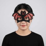 Durable Novelty Skull Half-Face Mask Bat Cosplay Masquerade Spider Fancy Prom Halloween Festival Party Makeup