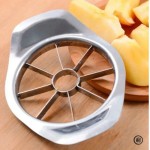 Heat Resistant Stainless Steel Apple Slicer Upgraded 8-Blade Sharp Fruit Cutter Comfort Handle Kitchen Gadget Vegetable Tools