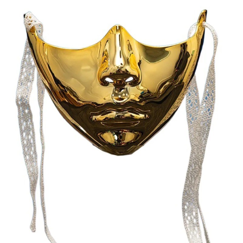 Eye-catching Retro ABS Masquerade Masks Cosplay Half Face Mask Costume Women Men