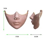 Eye-catching Retro ABS Masquerade Masks Cosplay Half Face Mask Costume Women Men