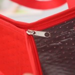 Durable Handheld Cooler Bag Thickened Thermal Non-Woven Foldable School Lunch Grocery Shopping Bbq Trips