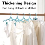 Durable Portable Hanger Set Foldable Clothes Hangers Travel Drying Rack Ideal Business Trips Outdoor Home Use