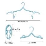 Durable Portable Hanger Set Foldable Clothes Hangers Travel Drying Rack Ideal Business Trips Outdoor Home Use