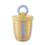 Food Grade Fruit Cup Lid Fork Spoon Bento Salad Container Draining Basket Portable Lunch Box Work Travel