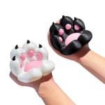 Tangle-free Cute Cat Paw 3D Printed Phone Stand Desktop Stress Relief Holder All Smartphones Tablet Stable Anti Slip Desk Decor