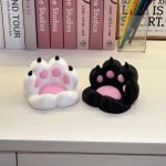 Tangle-free Cute Cat Paw 3D Printed Phone Stand Desktop Stress Relief Holder All Smartphones Tablet Stable Anti Slip Desk Decor